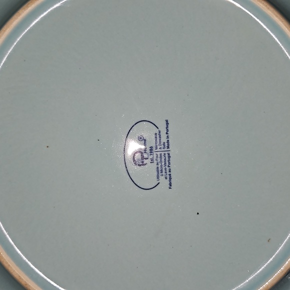 Delmar Knob Rim Dinner Plate Made in Portugal - Picture 4 of 6